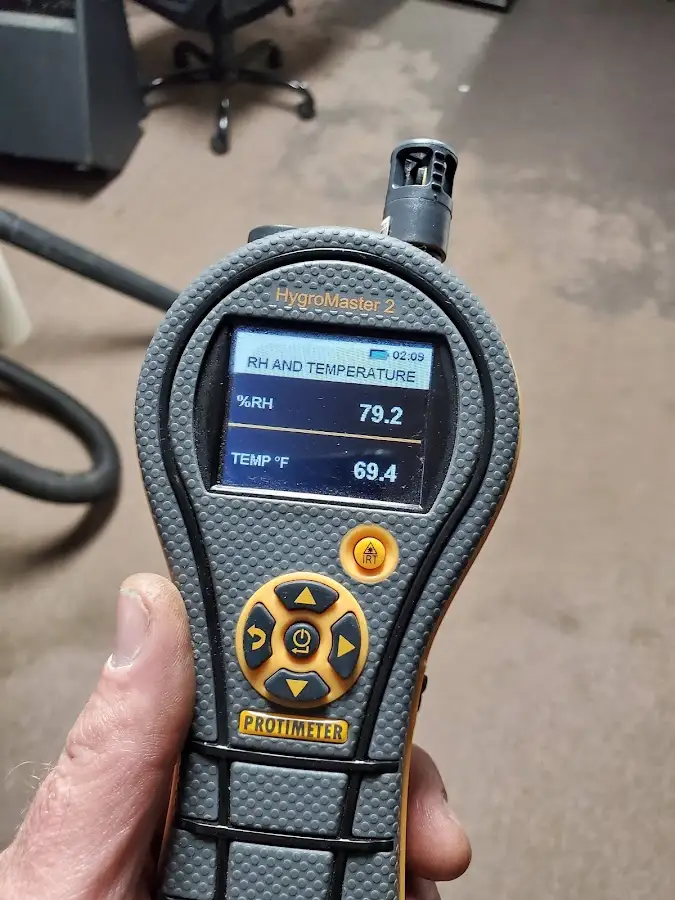 Moisture meter humidity assessment for Mold Remediation & Removal in Bayou Cane